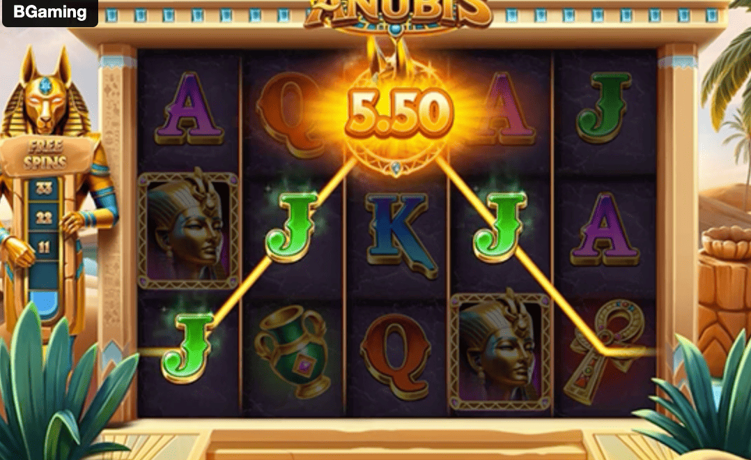 Treasure of Anubis de Bgaming: La Temática Egipcia Aparece