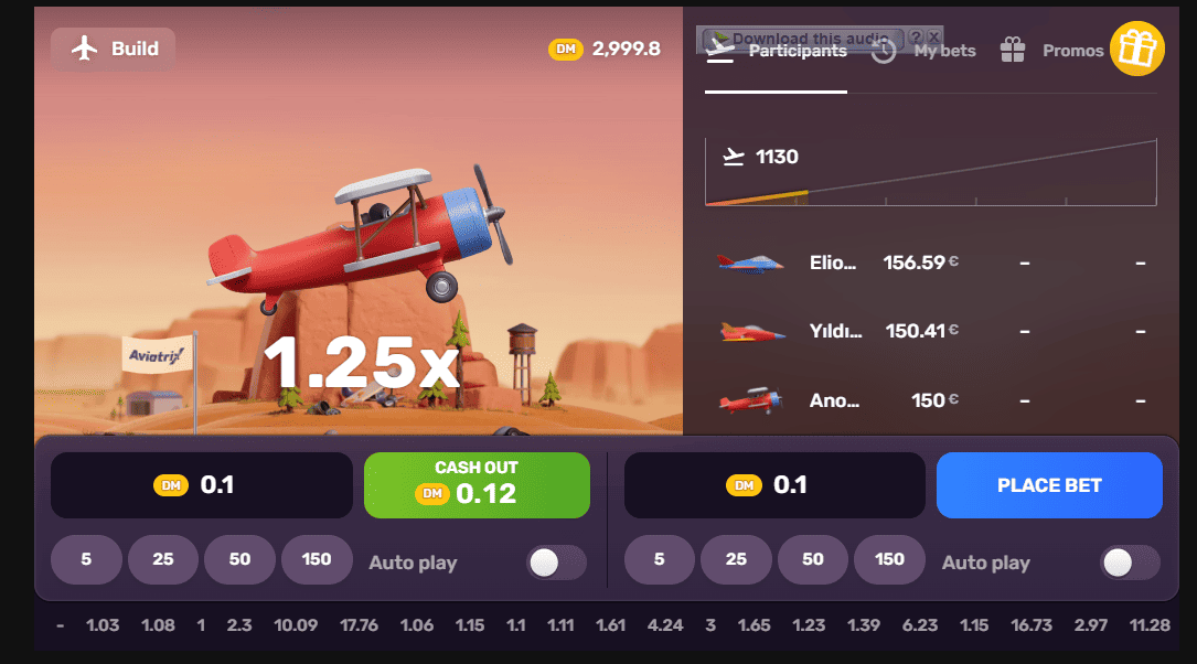 Cómo apostar en el juego de Aviatrix