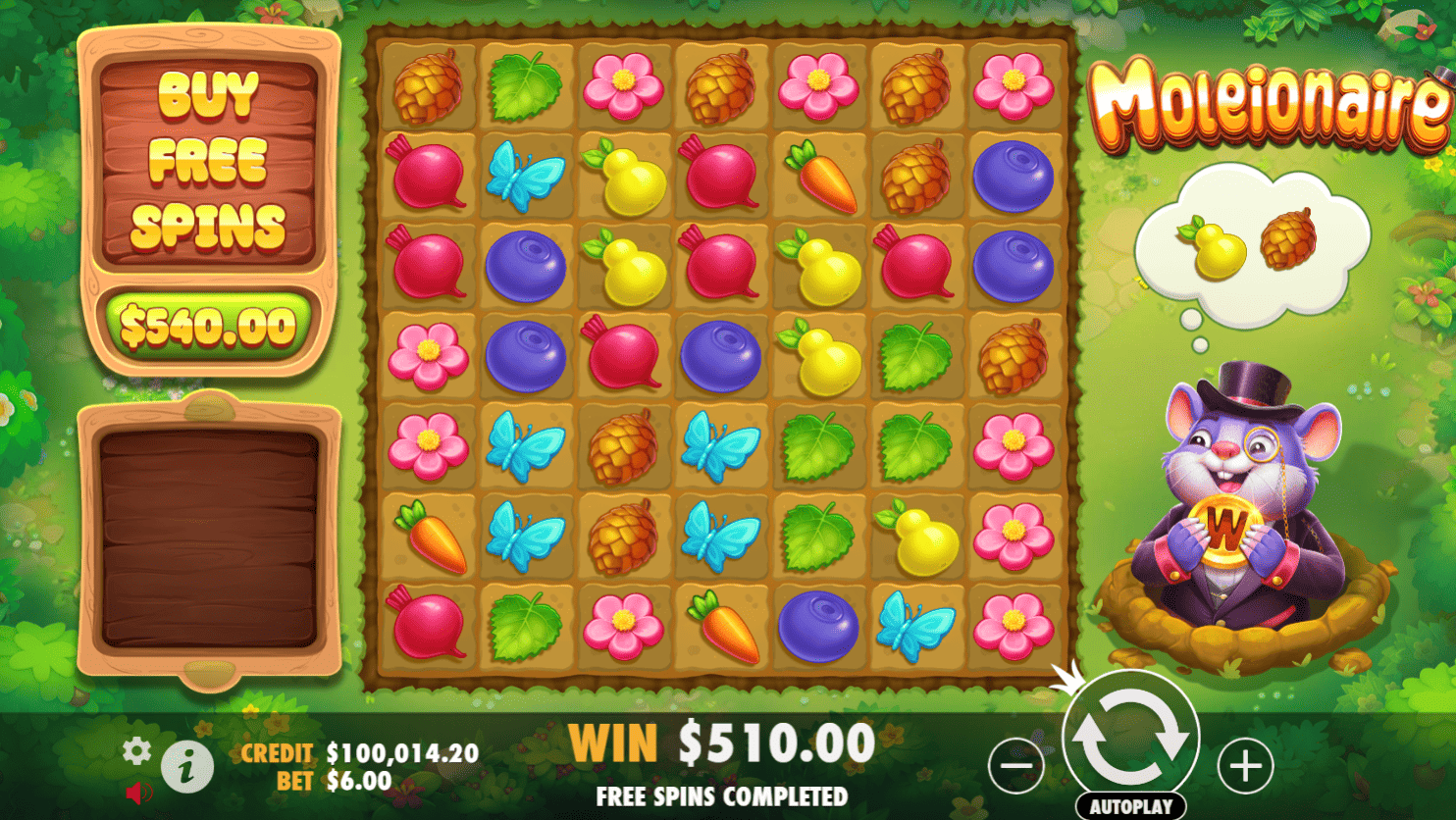 Cómo jugar y apostar en Moleionaire