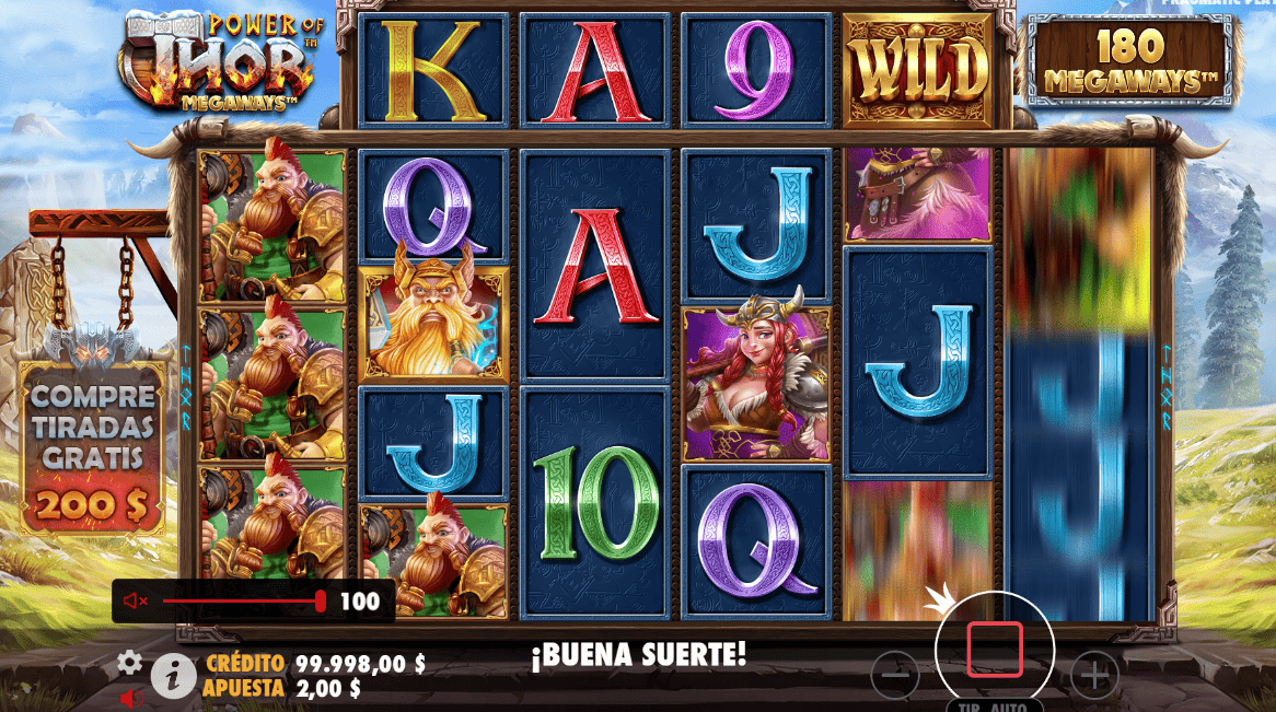apostar y Jugar en Power of Thor Megaways