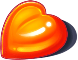 corazon-naranja -symbol - Sugar Rush
