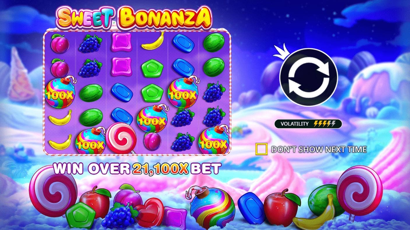 volatilidad de Sweet Bonanza casino